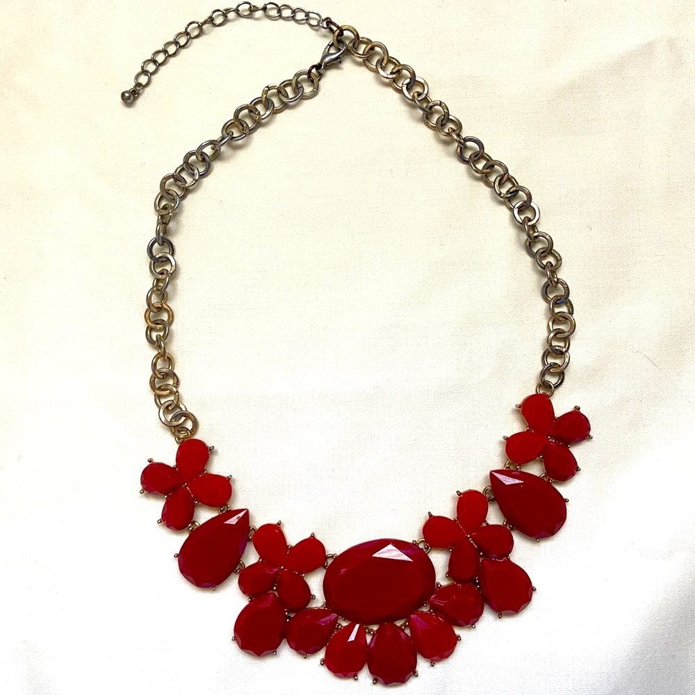 Red Statement Necklace